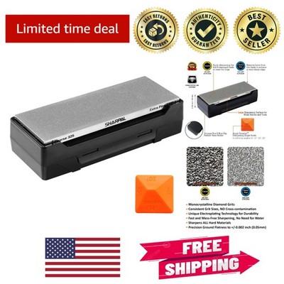 Durable Diamond Sharpening Stone with Angle Guide & Non-Slip Base - Fast Results