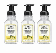 J.R. Watkins Foaming Hand Soap, Lemon, Citrus Scent, 9OZ 3 Pack