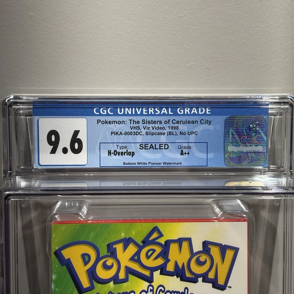 Pokemon Vol. 3: The Sisters Of Cerulean City (VHS, 1999) New Sealed CGC 9.6 A++ - Image 3 of 4
