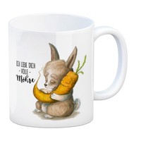 Kaffeebecher Mit Spruch: Ich Liebe Dich Volle MöHre Becher Tasse Kaffeebecher
