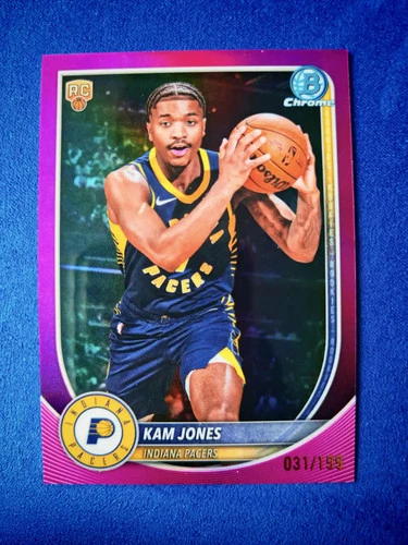 2026 Topps Bowman Chrome RC KAM JONES Purple Refractor #/199 FX31