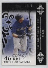 2008 Topps Moments & Milestones Black 16/25 Troy Tulowitzki #9 3c7