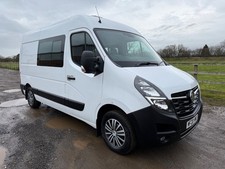 2020 20 VAUXHALL MOVANO 2.3CDTI F3500 MWB L2 H2 CREW MESS WELFARE VAN AIRCON FSH