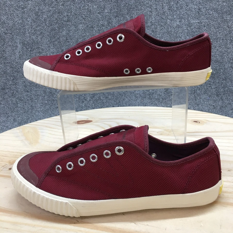 Zapatos Tretorn Mujer 8 Torneo Zapatillas con Cordones 473186-03 Tela Borgoña Foto 2 de 4