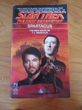 BOOK S/C STAR TREK THE NEXT GENERATION SPARTACUS    #20  1992 GREAT  ***