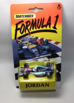 my1126, Matchbox 1994 Jordan F1 Formula 1 Formel 1 Blister ist ZU! 1:64
