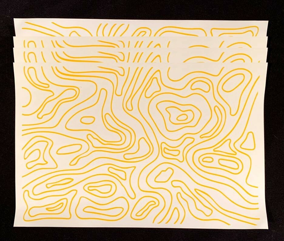 4 Sheets Topoflage Camo 8