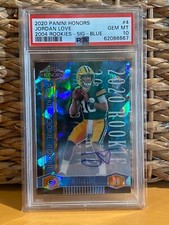 💎💎💎2020 Panini Honors #4 Jordan Love 2004 Rookies Auto Blue 14/15 PSA 10