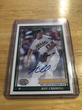 2021 Topps Pro Debut Baseball Jeff Criswell Autograph #PD-200 Oakland A’s RC