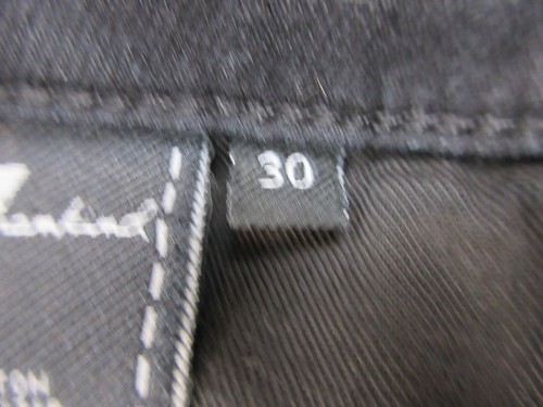 7 For All Mankind Pants Mens 30 Black Denim Jeans Outdoors Pocket Straight 30x27 - Picture 9 of 17