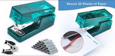 Mini grapadora, grapadora de escritorio para oficina con capacidad para 20 hojas