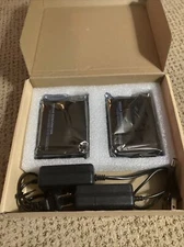 A Pair 2 Pack Single Mod Dual SC Fiber Gigabit Fast Ethernet Media Converter, Mi