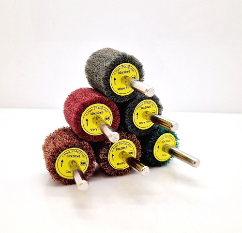10x FLEECE COMPARTMENT SANDER SANDING PEN SANDING MOP various Ø grit FLEECE MOP - Picture 4 of 11