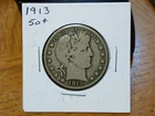 1913 Barber Half Dollar