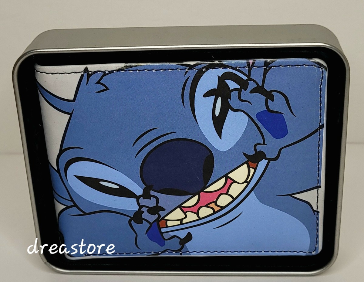 Disney Stitch Experiment 626 White Bi Fold Wallet Concept One in