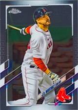J.D. Martinez 2021 Topps Chrome Baseball MLB Base Card #95 Boston Red Sox MLB