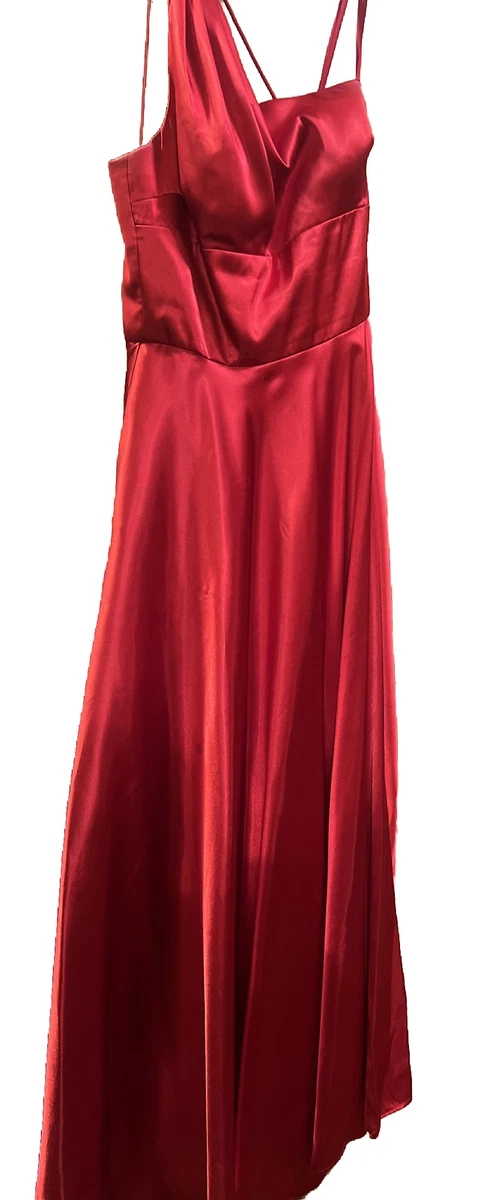 ebay formal dresses size 10 Champagne Formal Charming Spaghetti Straps Pleated Stretch Satin Forma