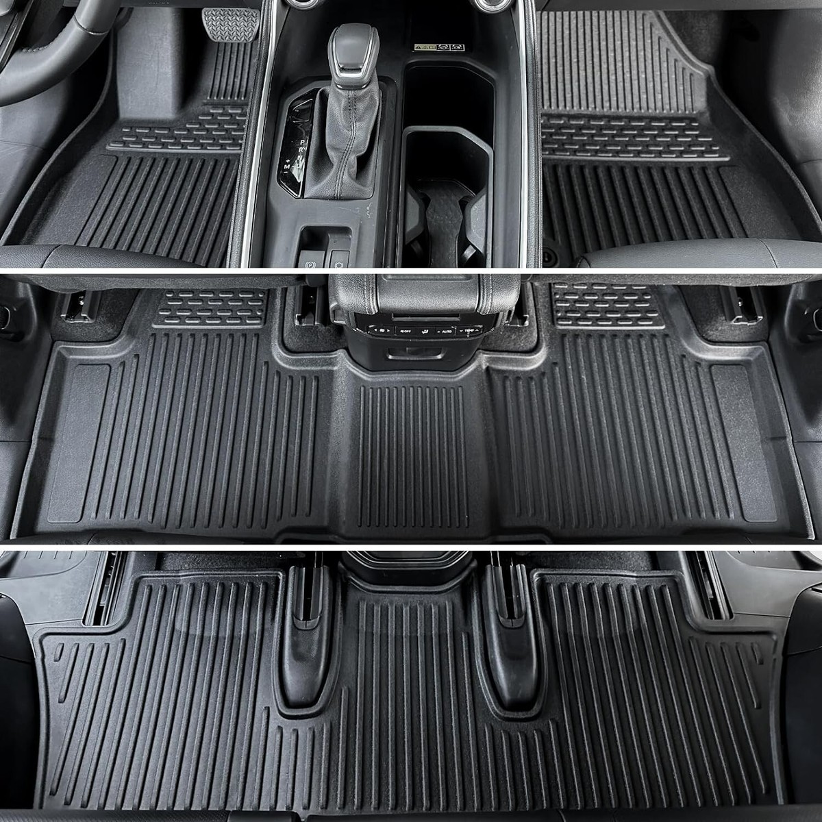 JOULARISE Floor Mats Trunk Mat with Backrest Mat for Toyota Grand