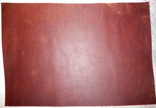12"x17" DARK BROWN OIL TANNED UTILITY LEATHER COWHIDE avg 1.4mm thick 1995