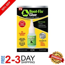 Clear Gel Shoe Glue for Flexible, Durable Bonding - Fast-Acting Repair Solution