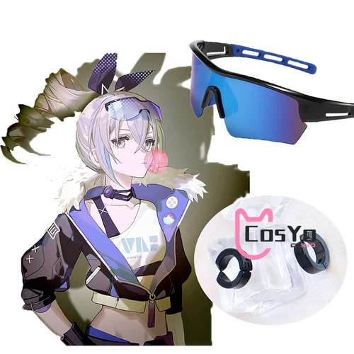 Game Honkai: Star Rail Silver Wolf Glasse Cosplay Hunters Sunglasses Accessories - Picture 15 of 16