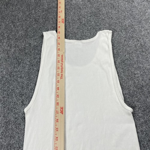 VINTAGE Brooks Brothers Tank Top Undershirt Men Size XL 100% Combed Cotton USA - Picture 8 of 10