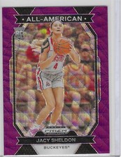 2024-25 JACY SHELDON PANINI PRIZM #16 ALL-AMERICAN PURPLE WAVE