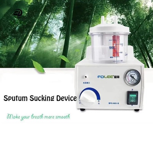 Portable Dental Vacuum Phlegm Suction Unit Electric Sputum Aspirator Apparatus - Picture 10 of 10