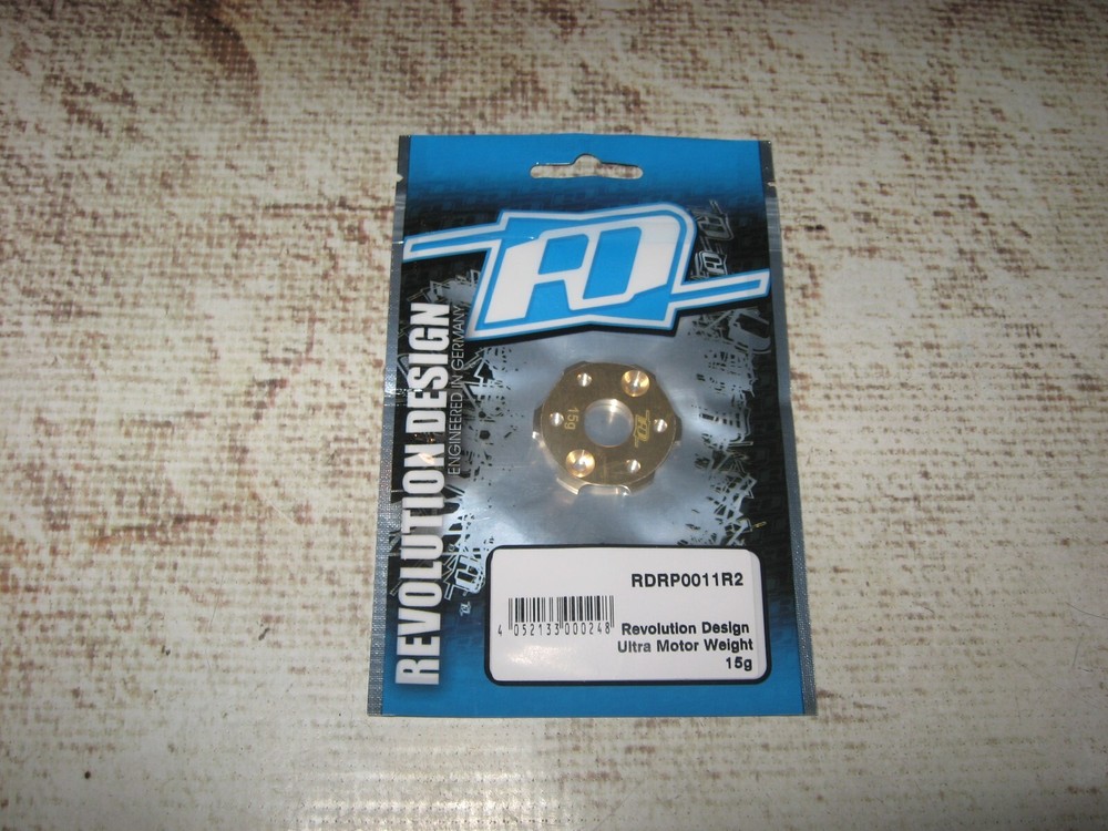 RC Racing Revolution Design 15g Motor Weight Brass (1) RDRP0011R2
