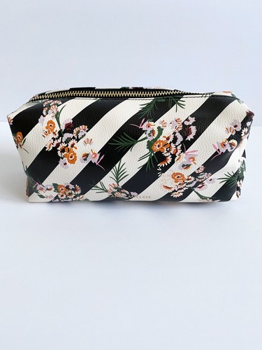 flower print makeup bag