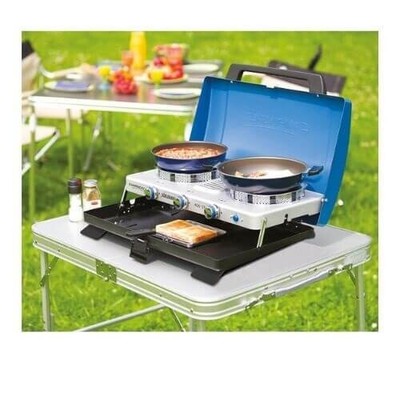 NEW* Campingaz® 400ST Xcelerate Camping Stove Double Burner \u0026 Grill  3138522101640 | eBay UK