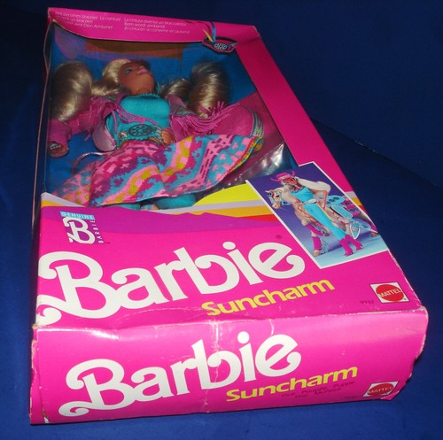 SuperStar Era SUNCHARM Barbie Doll #9932 Malaysia 1989 Unused! Foreign Issue - Picture 9 of 12