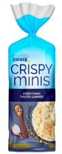 Quaker Crispy Minis Everything Large Brown Rice Cakes, 168g