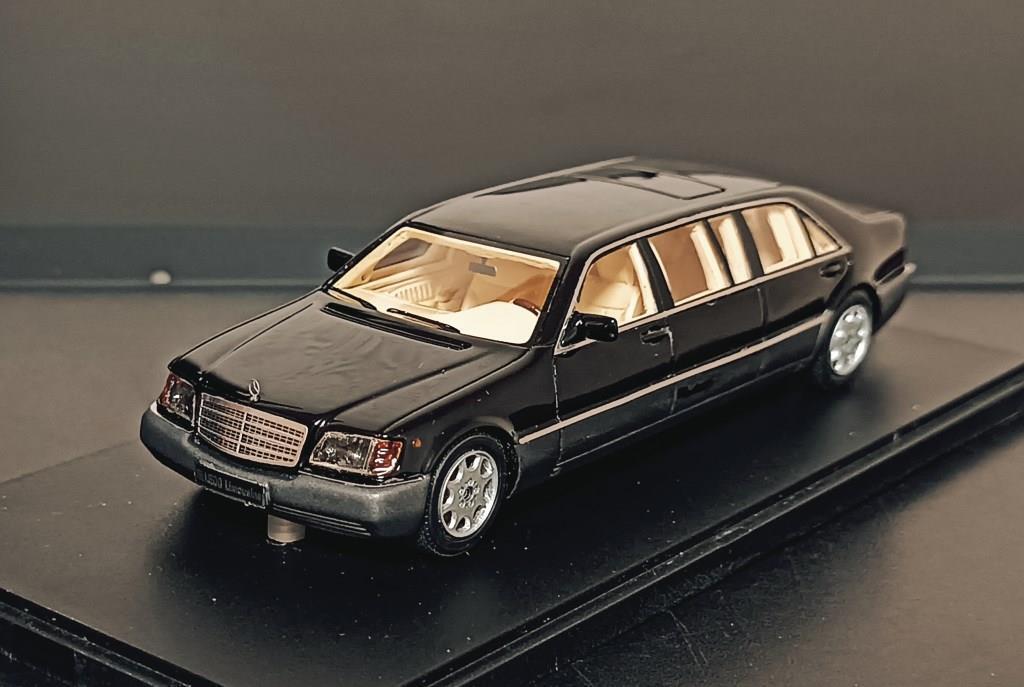 1/43 Mercedes-Benz SEL 600 Limousin PULLMAN W140 BLACK RESIN 1/43 Mercedes-Benz SEL 600 Limousin PULLMAN W140 BLACK RESIN