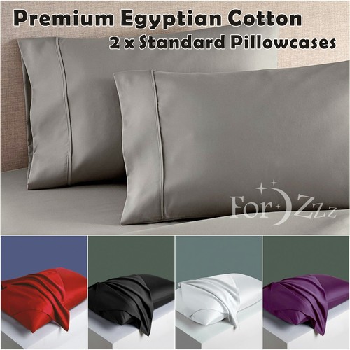 1200TC Premium Egyptian Cotton Pillow cases Cover Standard Size 48 x