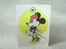Minnie Mouse--VINYL STICKER--Walt Disney World--1970-80's --New