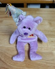 Ty Beanie Baby February The Birthday Bear 2002.