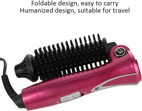 Mini Collaspe Hair Curler, Tangle-Free Curling Iron Brush and Volumizer, Dual - Picture 7 of 9