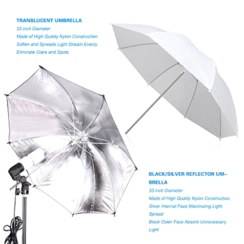 600W Photography Photo Video Portrait Studio Day Light Umbrella Lighting Kit Pro - Picture 4 of 12