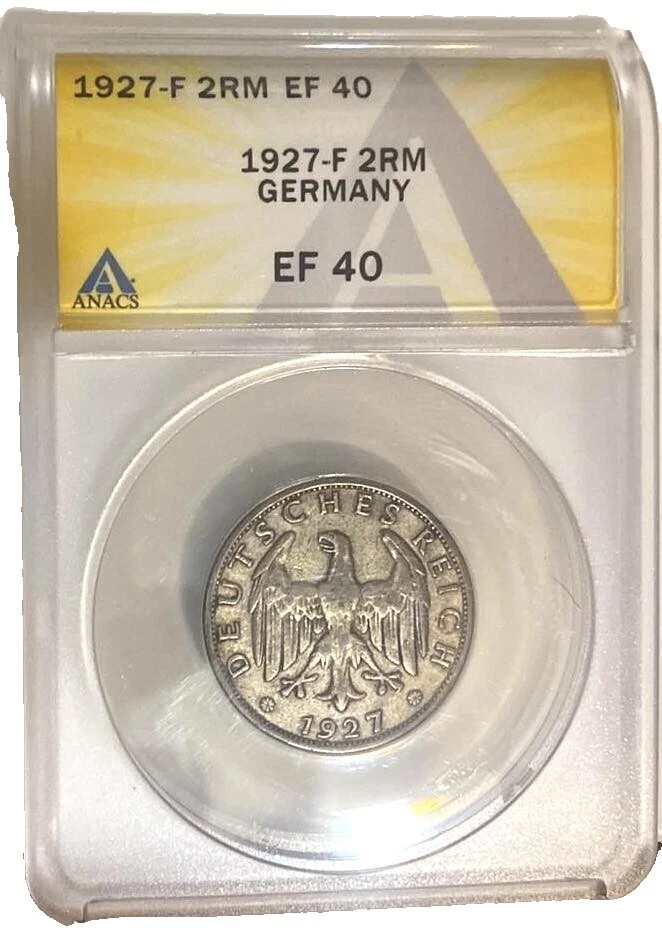 Silver 1927 Year German Coins