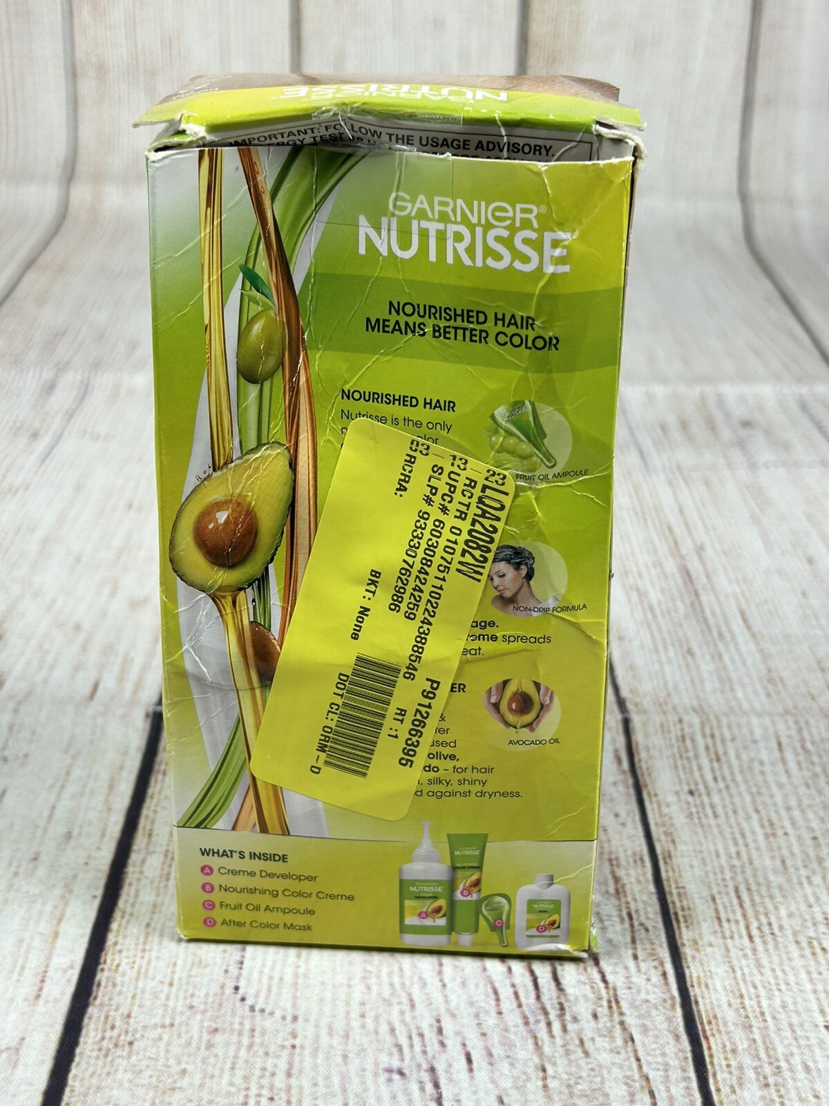 Garnier Nutrisse Nourishing Color Creme Dark Golden Blonde 73 (Honey Dip) Kit