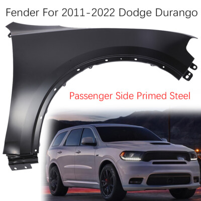 Fender For 2011-2022 Dodge Durango 55369734AC Front Right Side Primed Steel