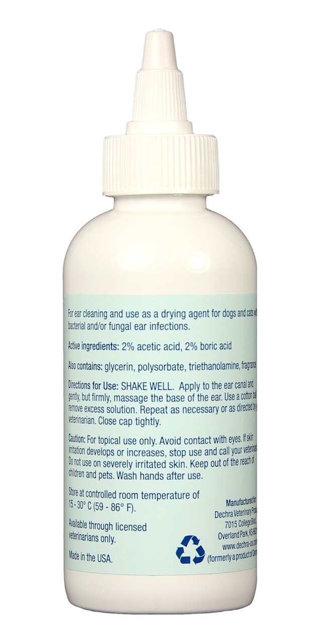 Dechra MALACETIC Otic Ear Cleanser for DOGS & CATS Cleaning Drying
