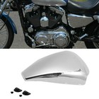 Chrome Steel Left Side Battery Cover Panel For 04-13 Harley Sportster 883 & 1200