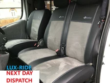 VAUXHALL VIVARO 2008 - 2014 ARTIFICIAL LEATHER & ALICANTE TAILORED SEAT COVERS