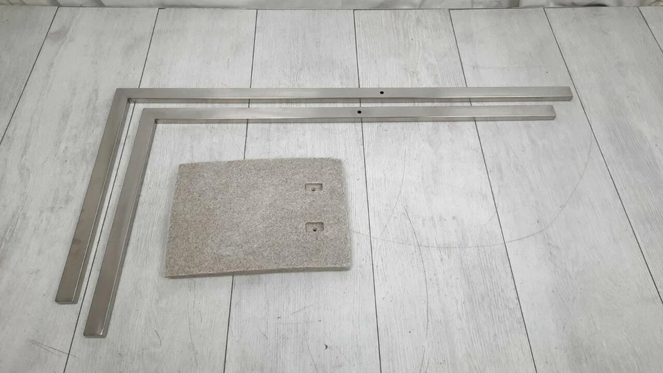 WENKO 20603100 Portasciugamani Granito con 2 Bracci Appendiabiti in Acciaio Inox - Immagine 3 di 4