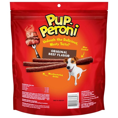 3 Pack Pup-Peroni Original Beef Flavor Dog Treats, 22.5oz Bag - Picture 6 of 8