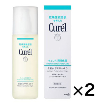 Curel Moisture Facial Lotion 1 Light Type Intensive Moisture Care 2Pack Set