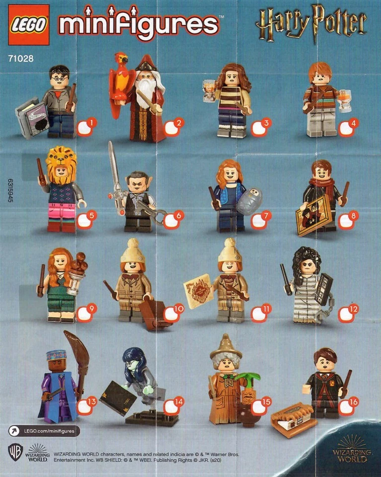 Lego minifigures harry potter series 2 unopened factory sealed pick choose your - Image 2 of 3