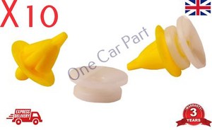 2x RENAULT MEGANE SCENIC LAGUNA DOOR CARD PANEL TRIM CLIPS HOGRING INTERIOR